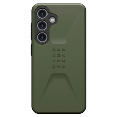 Чехол UAG Civilian for Samsung Galaxy S24 Olive Drab - цена, характеристики, отзывы, рассрочка, фото 1