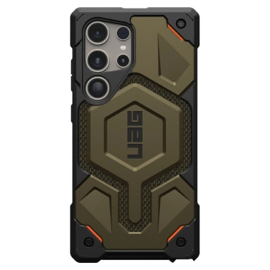 Чехол UAG Monarch Pro for Samsung Galaxy S24 Ultra Kevlar Element Green - цена, характеристики, отзывы, рассрочка, фото 1