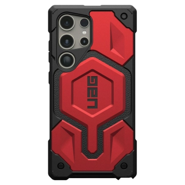 Чехол UAG Monarch for Samsung Galaxy S24 Ultra Crimson - цена, характеристики, отзывы, рассрочка, фото 1