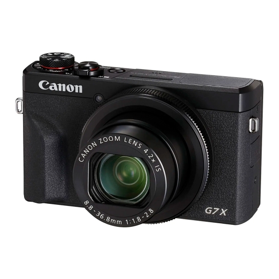 Фотоаппарат Canon PowerShot G7 X Mark III Black (3637C013) - цена, характеристики, отзывы, рассрочка, фото 1