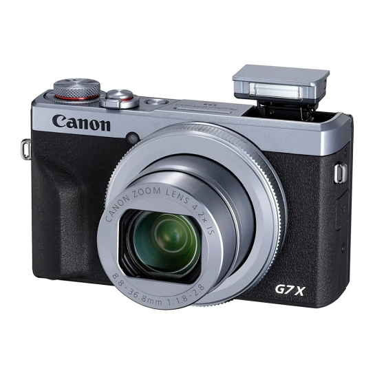 Фотоаппарат Canon PowerShot G7 X Mark III Silver (3638C013) - цена, характеристики, отзывы, рассрочка, фото 1