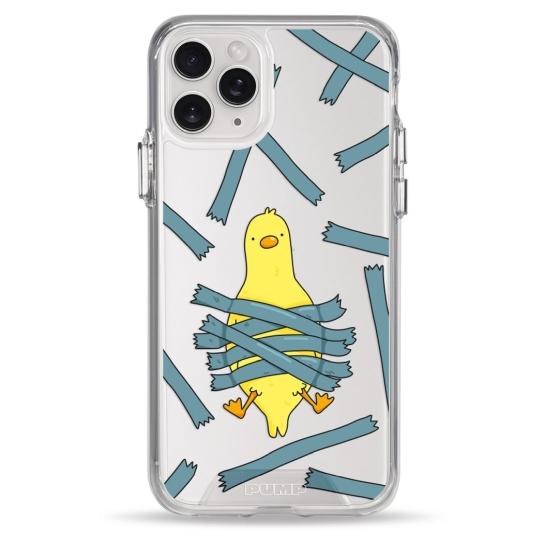 Чехол Pump Transparency Silver Button Case for iPhone 11 Pro Bird Tape - цена, характеристики, отзывы, рассрочка, фото 1
