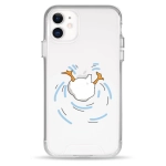 Чохол Pump Transparency Silver Button Case для iPhone 11 Duck Dives