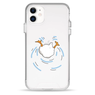 Чохол Pump Transparency Silver Button Case для iPhone 11 Duck Dives - цена, характеристики, отзывы, рассрочка, фото 1