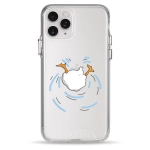 Чехол Pump Transparency Silver Button Case for iPhone 11 Pro Duck Dives