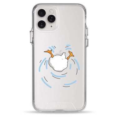 Чехол Pump Transparency Silver Button Case for iPhone 11 Pro Duck Dives - цена, характеристики, отзывы, рассрочка, фото 1