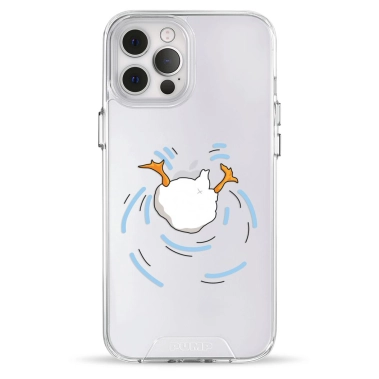 Чохол Pump Transparency Silver Button Case для iPhone 12 Pro Max Duck Dives - цена, характеристики, отзывы, рассрочка, фото 1