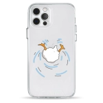 Чехол Pump Transparency Silver Button Case for iPhone 12/12 Pro Duck Dives