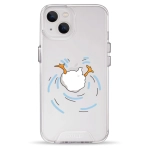 Чохол Pump Transparency Silver Button Case для iPhone 13 Duck Dives