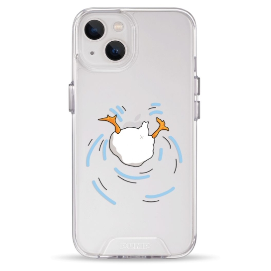 Чохол Pump Transparency Silver Button Case для iPhone 13 Duck Dives - ціна, характеристики, відгуки, розстрочка, фото 1