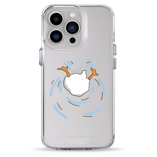 Чохол Pump Transparency Silver Button Case для iPhone 13 Pro Duck Dives - ціна, характеристики, відгуки, розстрочка, фото 1