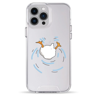 Чохол Pump Transparency Silver Button Case для iPhone 13 Pro Max Duck Dives - цена, характеристики, отзывы, рассрочка, фото 1