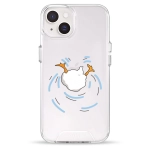 Чохол Pump Transparency Silver Button Case для iPhone 14 Duck Dives