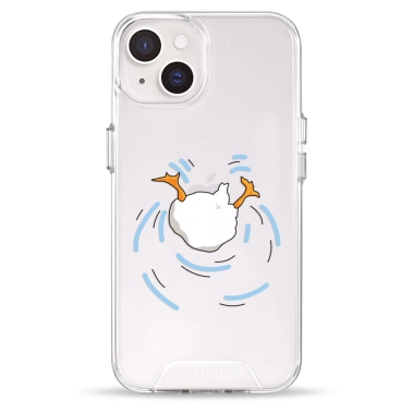 Чехол Pump Transparency Silver Button Case for iPhone 14 Duck Dives - цена, характеристики, отзывы, рассрочка, фото 1