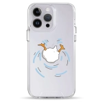 Чохол Pump Transparency Silver Button Case для iPhone 14 Pro Duck Dives