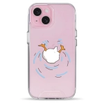 Чехол Pump Transparency Silver Button Case for iPhone 15 Duck Dives