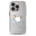 Чохол Pump Transparency Silver Button Case для iPhone 15 Pro Duck Dives