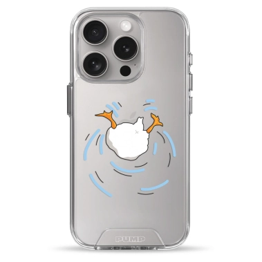 Чехол Pump Transparency Silver Button Case for iPhone 15 Pro Duck Dives - цена, характеристики, отзывы, рассрочка, фото 1