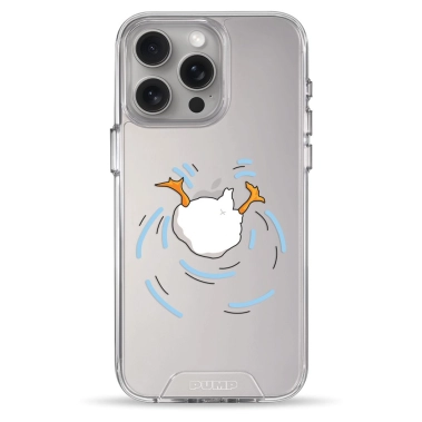 Чохол Pump Transparency Silver Button Case для iPhone 15 Pro Max Duck Dives - цена, характеристики, отзывы, рассрочка, фото 1