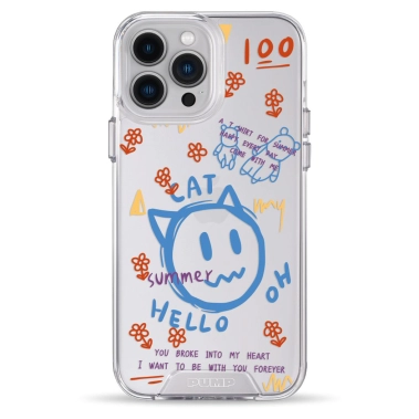 Чохол Pump Transparency Silver Button Case для iPhone 13 Pro Max Hello Cat - цена, характеристики, отзывы, рассрочка, фото 1