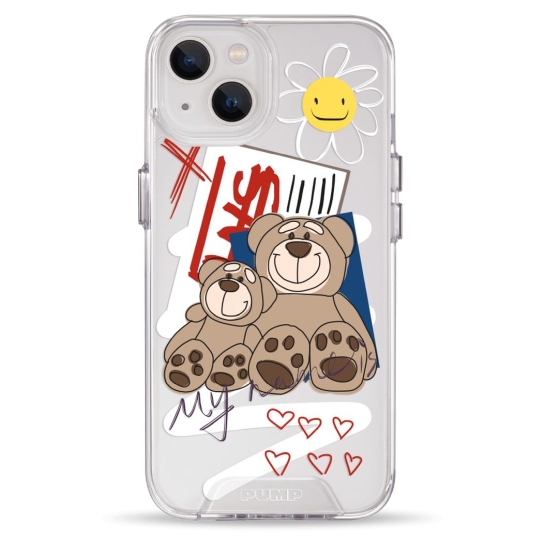 Чохол Pump Transparency Silver Button Case для iPhone 13 Two Bears - ціна, характеристики, відгуки, розстрочка, фото 1