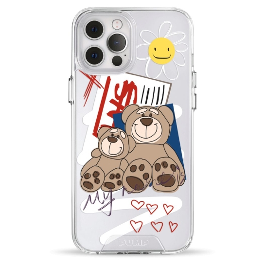 Чехол Pump Transparency Silver Button Case for iPhone 12 Pro Max Two Bears - цена, характеристики, отзывы, рассрочка, фото 1
