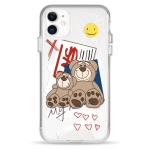 Чохол Pump Transparency Silver Button Case для iPhone 11 Two Bears