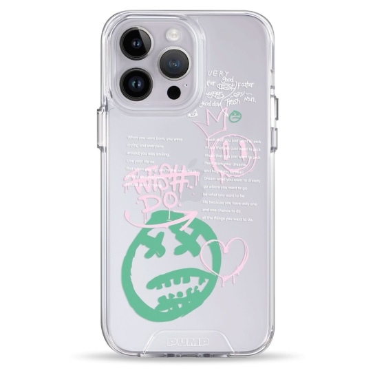 Чехол Pump Transparency Silver Button Case for iPhone 14 Pro Max Wish Do - цена, характеристики, отзывы, рассрочка, фото 1