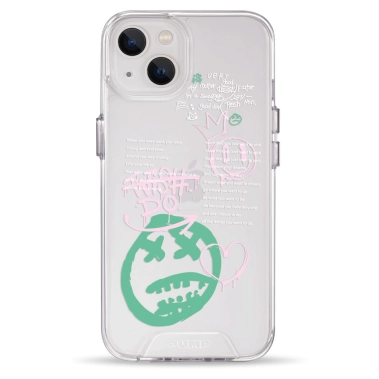 Чехол Pump Transparency Silver Button Case for iPhone 13 Wish Do - цена, характеристики, отзывы, рассрочка, фото 1