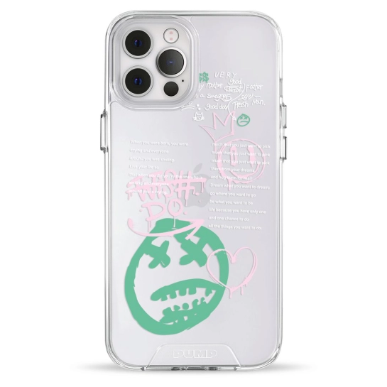 Чохол Pump Transparency Silver Button Case для iPhone 12 Pro Max Wish Do