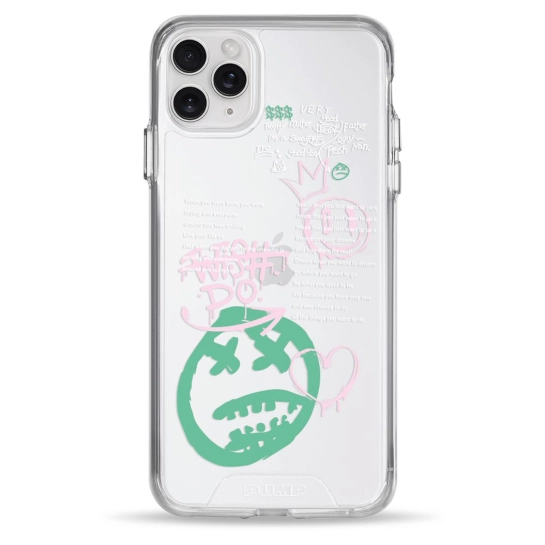 Чохол Pump Transparency Silver Button Case для iPhone 11 Pro Max Wish Do