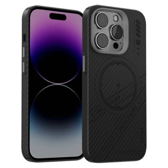 Чехол BlueO Air Aramid Fiber 600D Case with Magnetic for iPhone 14 Pro Black