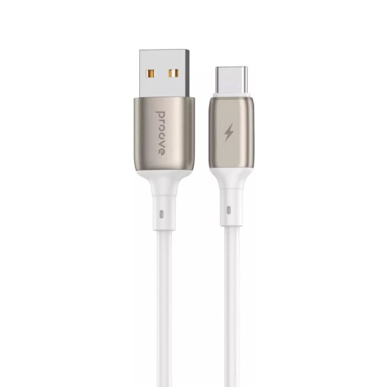 Кабель Proove Flex Metal Type-C 2.4A (1m) White