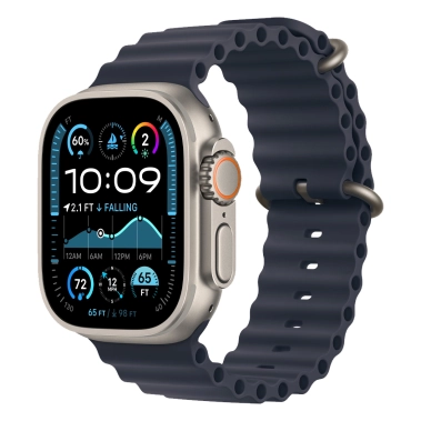 Смарт-часы Apple Watch Ultra 2 (2024) GPS + Cellular 49 mm Titanium Case with Ocean Band - цена, характеристики, отзывы, рассрочка, фото 1