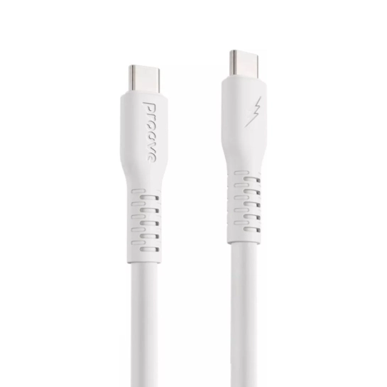 Кабель Proove Eternal Type-C to Type-C 60W (1m) White
