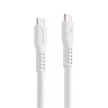 Кабель Proove Eternal Type-C to Type-C 60W (2m) White - цена, характеристики, отзывы, рассрочка, фото 1