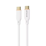 Кабель Proove Jelly Silicone Type-C to Type-C 60W (1m) White