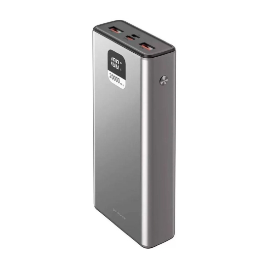Зовнішній акумулятор Proove Guardian 22.5W 20000mAh Metal Gray