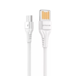 Кабель Proove Double Way Silicone Micro USB 2.4A (1m) White