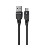 Кабель Proove Soft Silicone Micro USB 2.4A (1m) Black