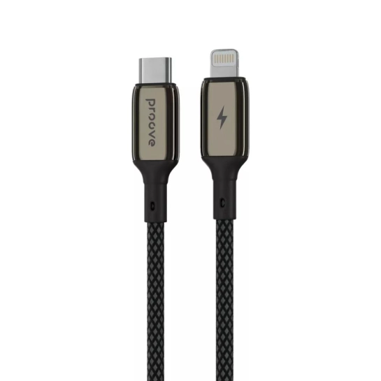 Кабель Proove Dense Metal Type-C to Lightning 27W (1m) Black