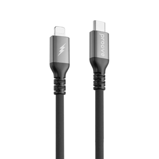 Кабель Proove ReGen Silicone Type-C to Lightning 27W (2m) Black - цена, характеристики, отзывы, рассрочка, фото 1
