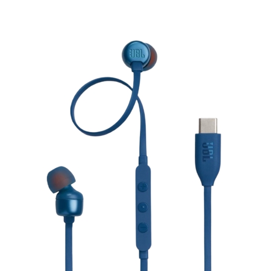 Навушники JBL TUNE 310C USB-C Blue (JBLT310CBLU) - ціна, характеристики, відгуки, розстрочка, фото 1