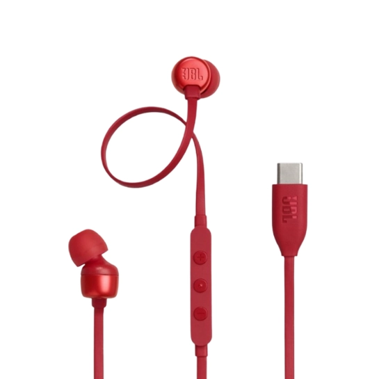 Наушники JBL TUNE 310C USB-C Red (JBLT310CRED)