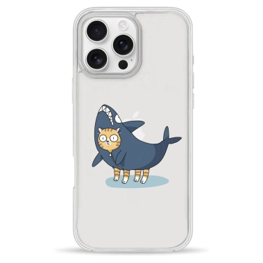 Чехол Pump Clear Case for iPhone 16 Pro Max Cat In Shark - цена, характеристики, отзывы, рассрочка, фото 1