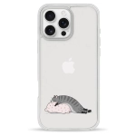 Чехол Pump Clear Case for iPhone 16 Pro Cat On The Pillow