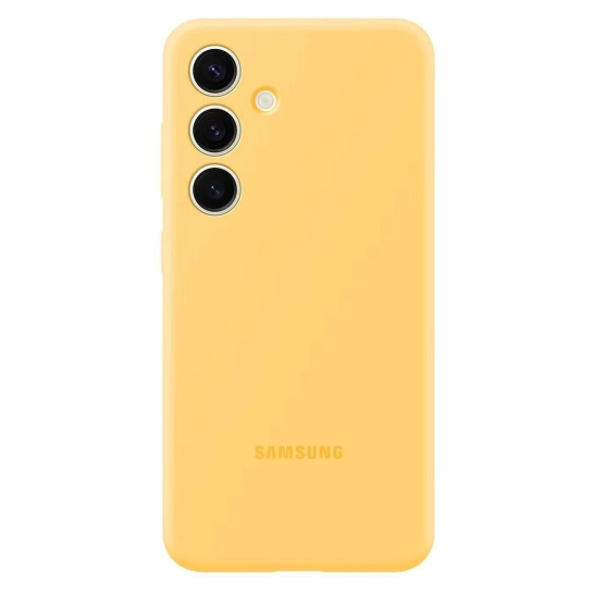 Чохол Silicone Case для Samsung Galaxy S24 (S921) Yellow (EF-PS921TYEGWW)