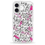 Чохол Pump Clear Case with MagSafe for iPhone 16 Fuck