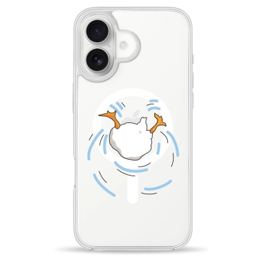 Чохол Pump Clear Case with MagSafe for iPhone 16 Duck Dives - цена, характеристики, отзывы, рассрочка, фото 1