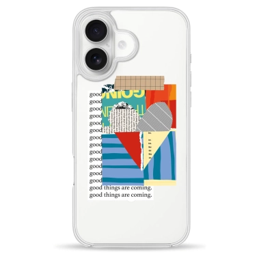 Чохол Pump Clear Case with MagSafe for iPhone 16 Good Things Are Coming - цена, характеристики, отзывы, рассрочка, фото 1